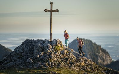 Auf dem Sudelfeld ist es möglich verschiedenen Routen zu wandern.