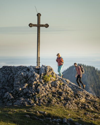 Auf dem Sudelfeld ist es möglich verschiedenen Routen zu wandern.