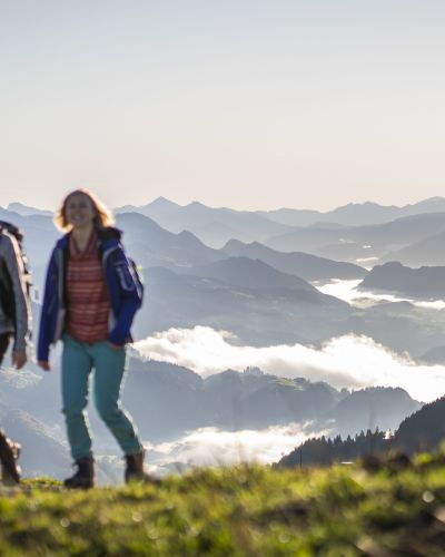 Vom Sudelfeld aus hat man einen fantastischen Blick über die bayerischen Alpen.