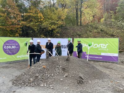 Si è recentemente svolta la cerimonia di posa della prima pietra per il dodicesimo Explorer Hotel a Bayrischzell.