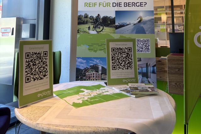 Explorer Hotel Stand beim Marktplatz der Eco Lounge
