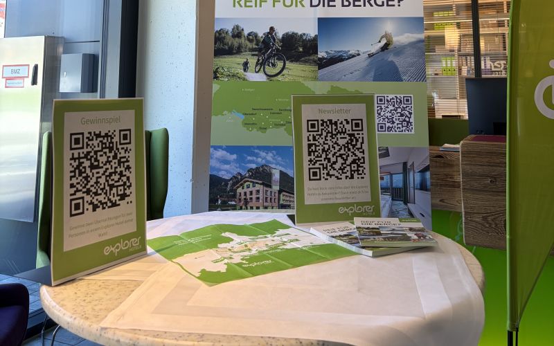 Explorer Hotel Stand beim Marktplatz der Eco Lounge