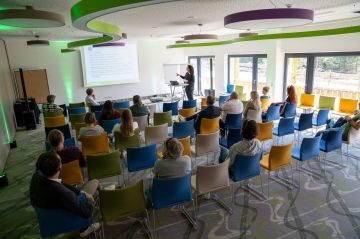 Der Impulvortrag von Katja Leveringhaus bei der Explorer Hotels Eco Lounge