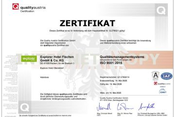 Explorer Hotel Oberstdorf - ISO9001 (2025-2028)
