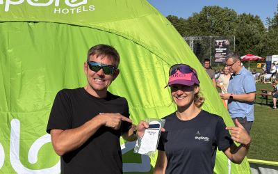 Fabian Reisigl und Sport Buddy Julia gehen beim Ostalb Giro in Aalen und Radrace in Sonthofen an den Start