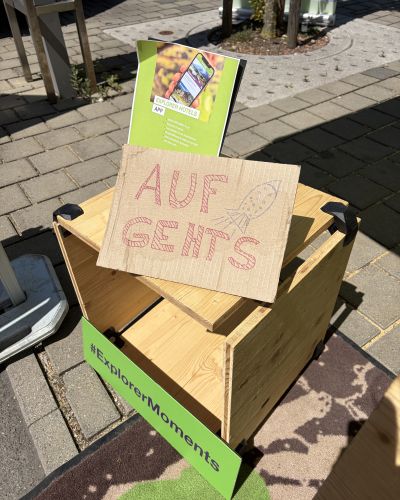Anfeuern beim MTB Eliminator Worldcup in Aalen