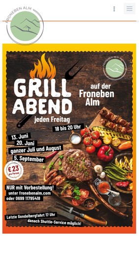 GRILLABEND Forner Alm