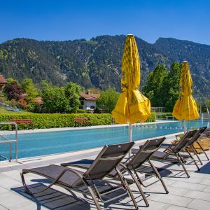 Eine perfekte Abkühlung im Alpenfreibad in Bayrischzell