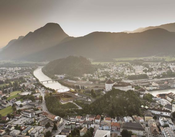 Genieße die einmalige Aussicht auf die Festung Kufstein