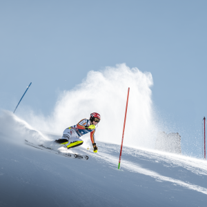 Deutsche Slalomfahrerin Lena Dürr beim FIS Weltcup Ski Alpin in Gurgl.