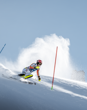 Deutsche Slalomfahrerin Lena Dürr beim FIS Weltcup Ski Alpin in Gurgl.