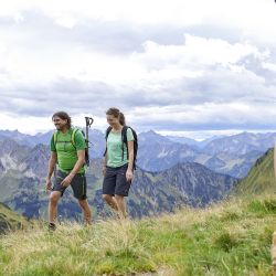 Wanderung am Nebelhorn nahe des Explorer Hotel Oberstdorf