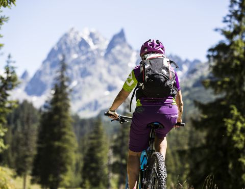Offrant une vue imprenable sur le mont Patteriol, vous pourrez parcourir à vélo les nombreux itinéraires cyclables de la vallée de Silbertal. L'Explorer Hotel Montafon à Gaschurn est le point de départ idéal pour des excursions en VTT à travers le Vorarlberg.