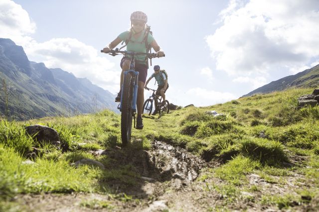You can enjoy the finest biking holidays at the Explorer Hotels in Austria. For example, the Explorer Hotel Montafon in Gaschurn, Vorarlberg.