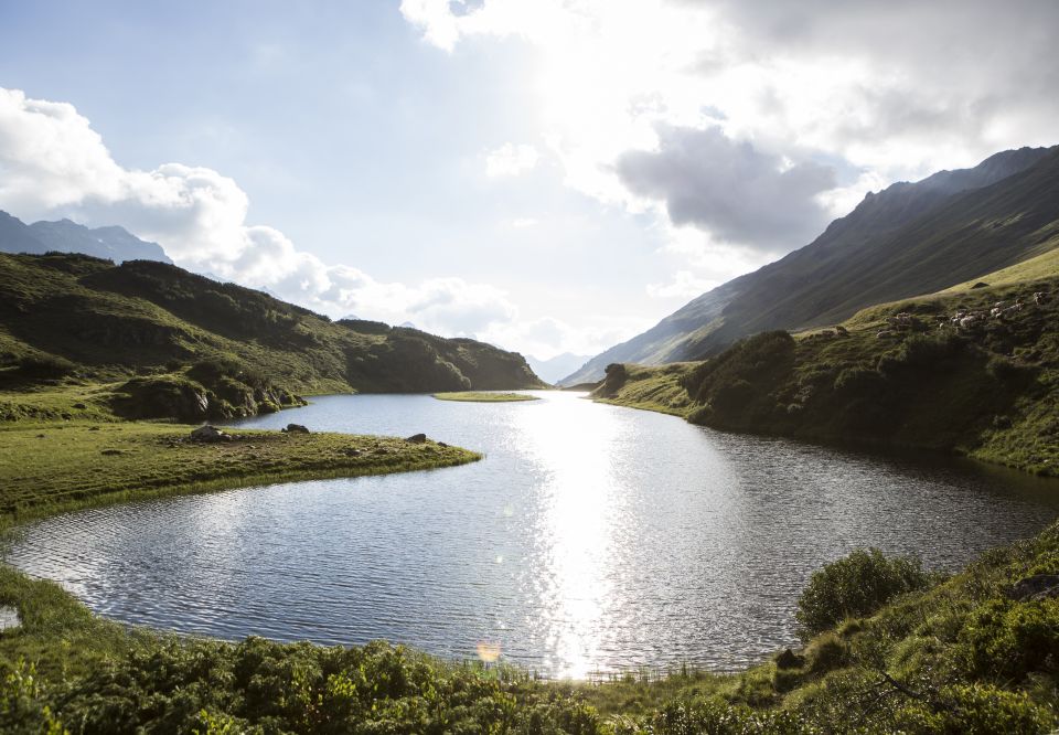 Pendant vos vacances, faites une excursion au Langsee dans la vallée de Silbertal. À Langsee, dans la haute vallée de Silbertal, le monde va encore bien. Ici, vous pouvez vraiment vous détendre.