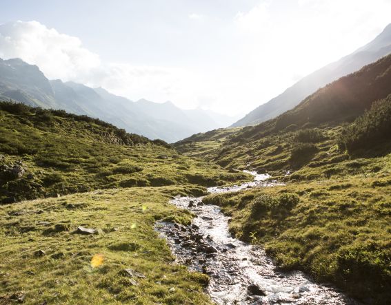 Durch Wasser, über Gräben, Hügel und Brücken geht es mit dem Bike oder auch zu Fuß.