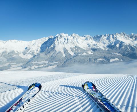 Skifahren in den Kitzbueheler Alpen