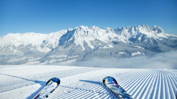 Skifahren in den Kitzbueheler Alpen