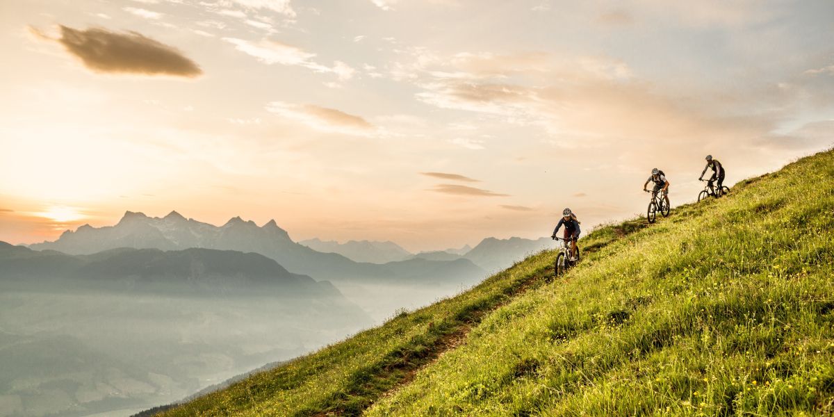 Auf Trails den Berg erobern- Mountainbiken in den Kitzbüheler Alpen