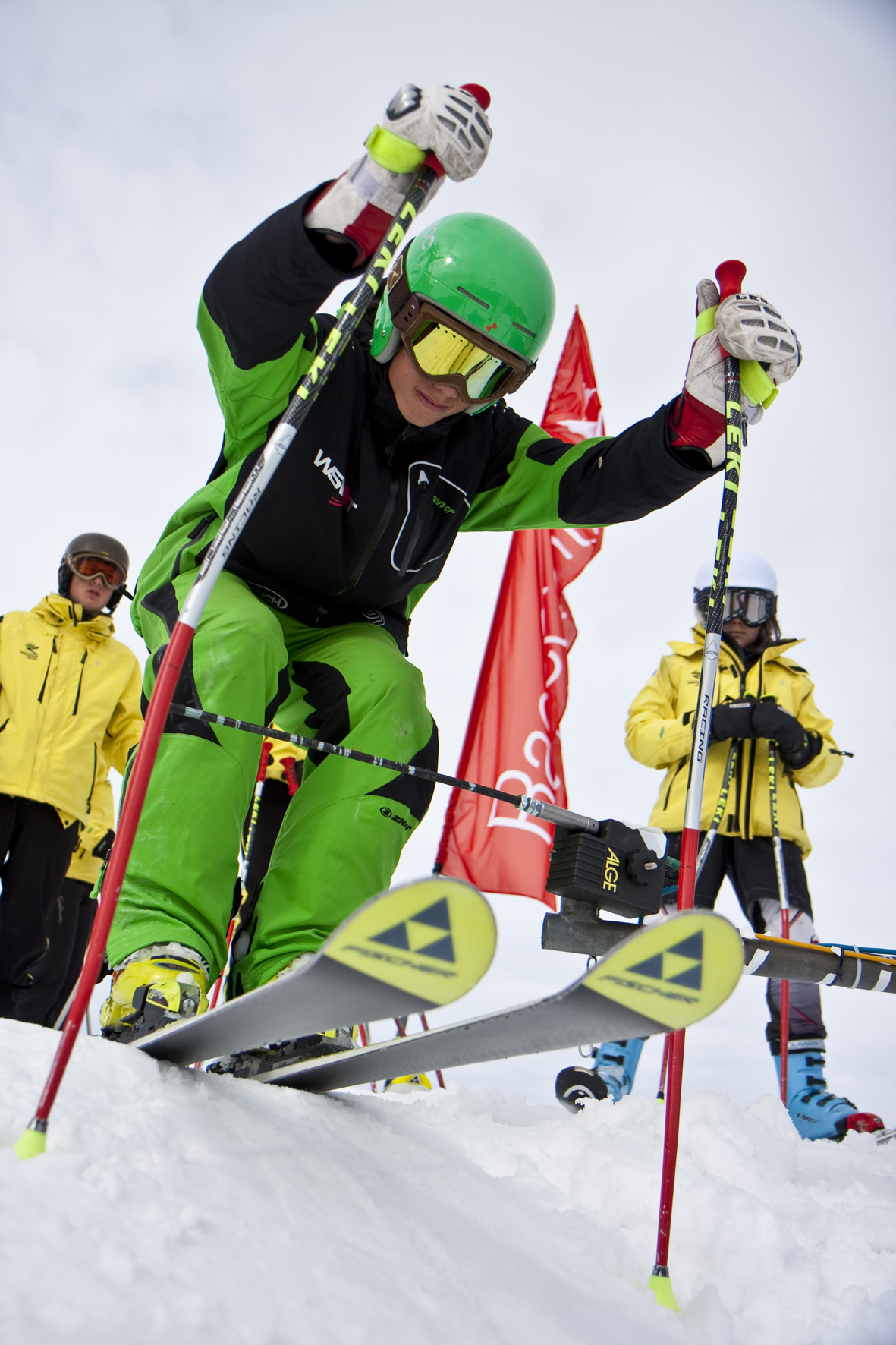 3-2-1 und los. Wer wird wohl der schnellste auf der Race Strecke im Montafon sein?