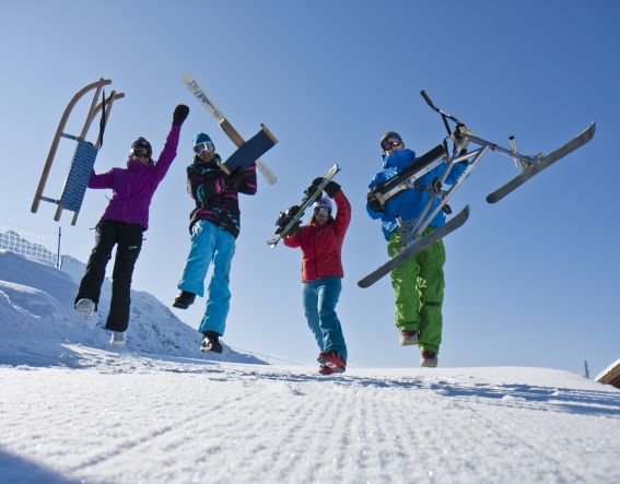 Tolle Alternative zum Skifahren und Snowboarden
