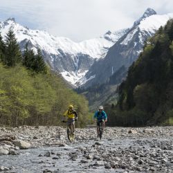 Tolles Allgäuer Bergpanorama bei einer Explorer Biketour