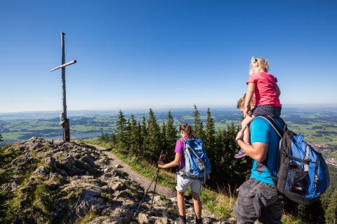 Mit der Familie den Alpspitz-Gipfel in Nesselwang erklimmen