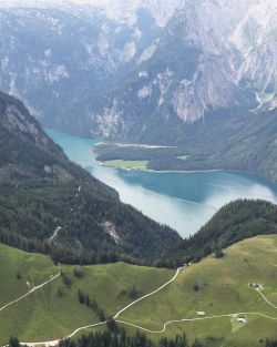 Aussicht von der Gipfelstation der Jennerbahn