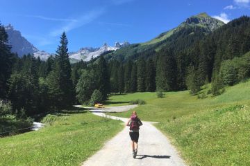 Auf der Wanderung Alptour unterwegs im Montafon