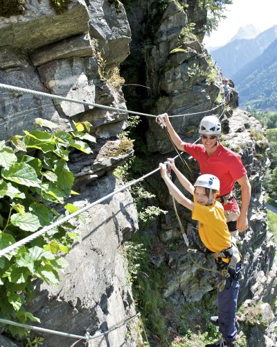 Klettern mit Kids im Montafon