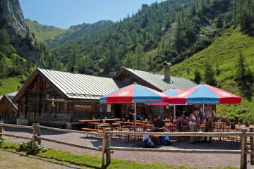 Einkehren auf der Mitterkaseralm