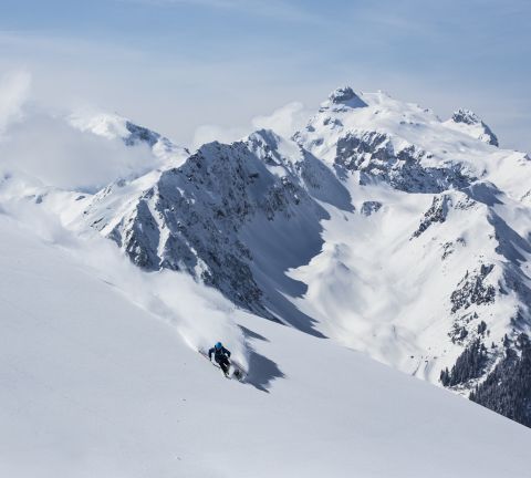 Wspaniałe warunki narciarskie na terenie Silvretta Montafon.