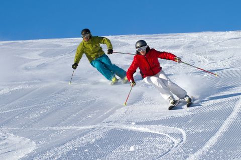 Unterwegs im Skigebiete auf der Steinplatte - Waidring