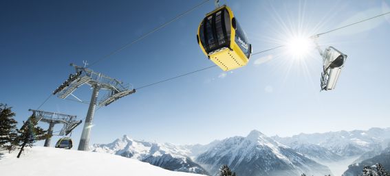 Hochmoderne Liftanlagen warten in den Zillertaler Skigebieten