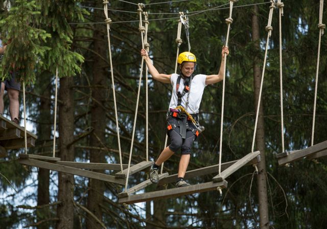 V lanovém centru zažijete zábavu a akci. Ideální pro objevitele všech věkových kategorií.