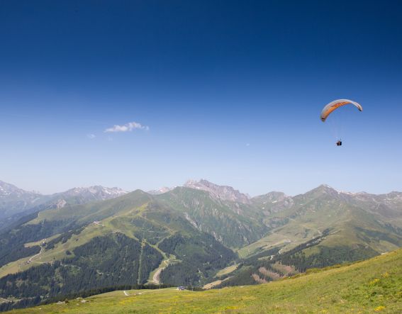Beim Paragliding das Zillertal aus der Vogelperspektive erleben