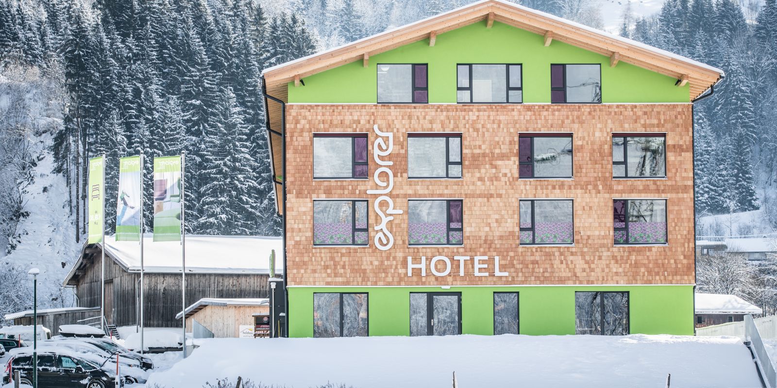 Das Explorer Hotel Kitzbühel im Winter