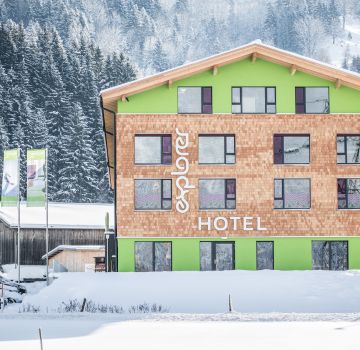 Das Explorer Hotel Kitzbühel im Winter