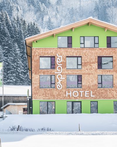 Das Explorer Hotel Kitzbühel im Winter