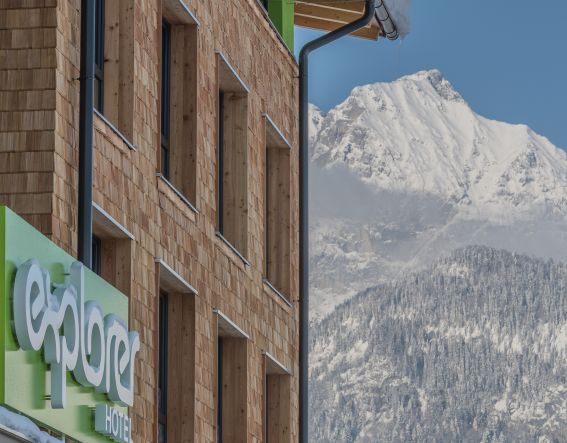 Perfect location - Explorer Hotel Kitzbühel with views of the Wilder Kaiser The Explorer Hotel Kitzbühel in St. Johann in Tirol is your accommodation for an active holiday in the Kitzbühel Alps. This hotel in Tyrol offers comfort at an affordable price.