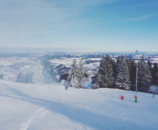 Venku s Heidi z lyžařské školy Nesselwang!