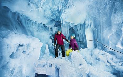 Ein Eistraum am Hintertuxer Gletscher im Zillertal