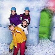 Familienparadies: Natur Eis Palast am Hintertuxer Gletscher