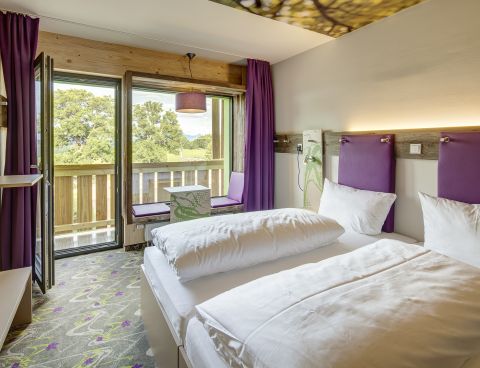 Located in the heart of the mountains, you have a fantastic view of the mountains from almost every Explorer Hotel room.