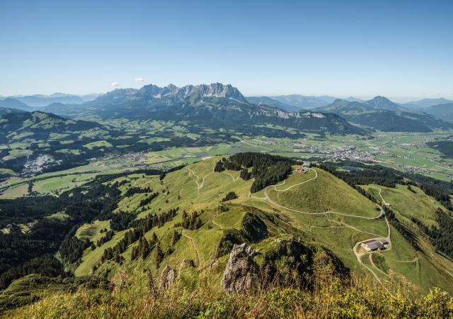 Widok z Kitzbüheler Horn na Wilden Kaiser