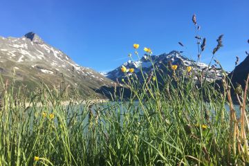 Silvretta Stausee auf der Bielerhöhe im Montafon