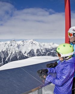 Traumhafte Aussichten beim Skifahren