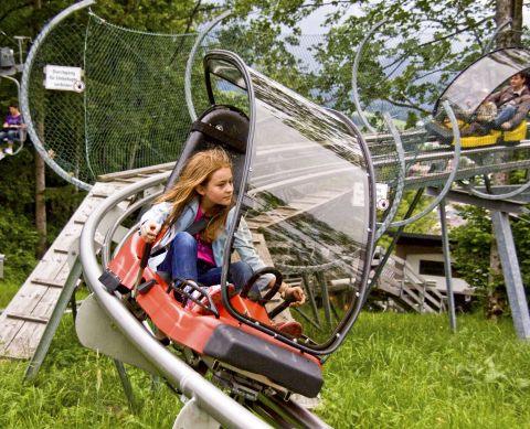 A Wurbauerkogel kalandhegyen található Alpine Coaster minden korosztály számára szórakozást kínál. A völgybe visszavezető túra során igazi izgalmakat élhet át a nyári szánkópályán.