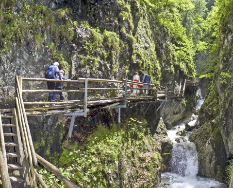 Indipendentemente dalle condizioni meteorologiche, la gola del Dr. Vogelgesang è un vero spettacolo naturale e una meta ideale per la vostra vacanza Explorer a Hinterstoder, nell'Alta Austria.