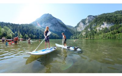 Das Explorer Hotel befindet sich im südlichen Oberösterreich - von dort aus kannst Du einen Ausflug zum Gleinkersee machen. Ideal auch für den Familienurlaub!